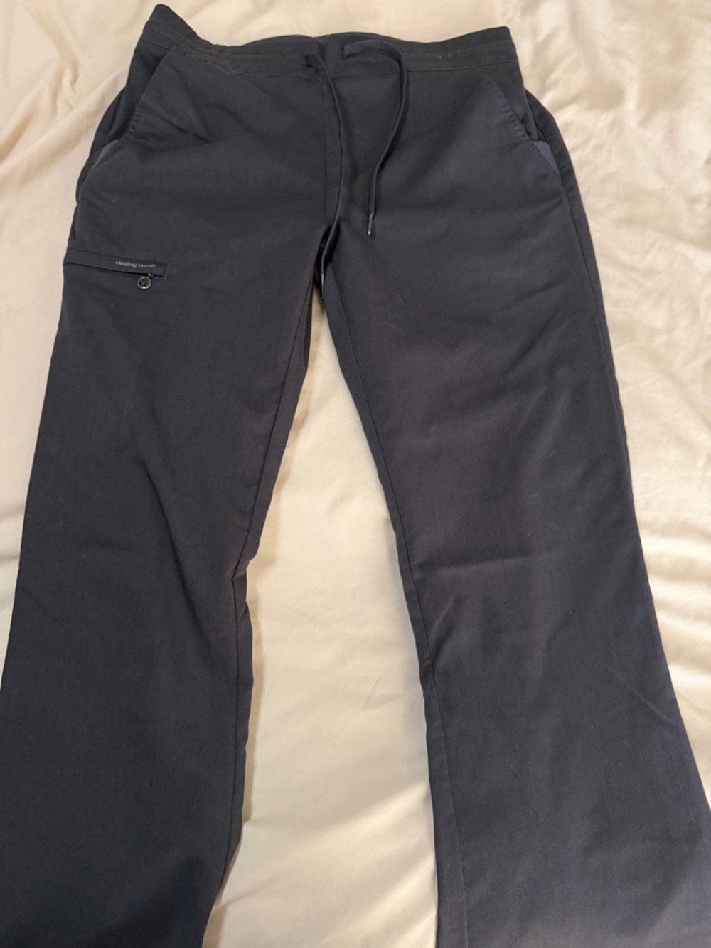 Healing Hands grey scrub pants